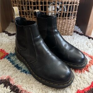 Dr. Martens Black Vegan Leather Chelsea Boots